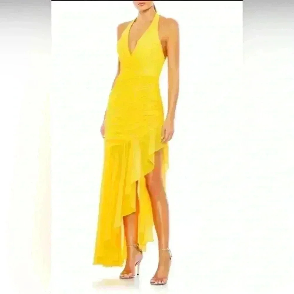 Ieena For Mac Duggal Asymmetrical Hem Dress Size 2